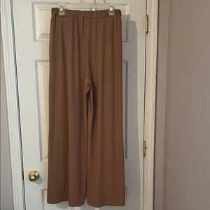 Cider Brown Wide-Leg Pants